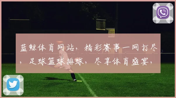 蓝鲸体育网站，精彩赛事一网打尽，足球篮球排球，尽享体育盛宴，不容错过